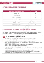 Preview for 9 page of Fervi 0538 Operation And Maintenance Manual