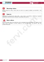 Предварительный просмотр 18 страницы Fervi 0654/06F User And Maintenance Manual