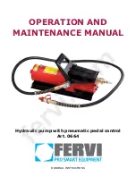 Fervi 0664 Operation And Maintenance Manual preview