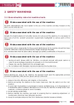 Preview for 7 page of Fervi 0749 Use And Maintenance Manual