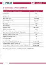 Preview for 10 page of Fervi 0749 Use And Maintenance Manual