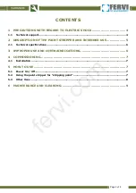 Предварительный просмотр 3 страницы Fervi 444 Operation And Maintenance Manual