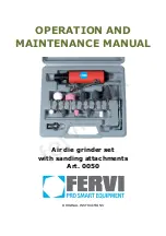 Fervi 50 Operation And Maintenance Manual preview