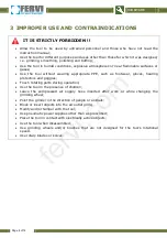 Предварительный просмотр 8 страницы Fervi 50 Operation And Maintenance Manual