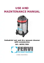 Fervi A030/30A Use And Maintenance Manual preview