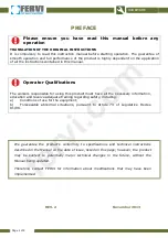 Preview for 2 page of Fervi A901A Operation And Maintenance Manual