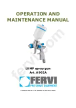 Preview for 1 page of Fervi A902A Operation And Maintenance Manual