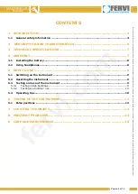 Preview for 3 page of Fervi MD01 Operation And Maintenance Manual