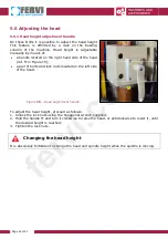 Preview for 24 page of Fervi t047/230v User And Maintenance Manual