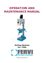 Fervi T066 Operation And Maintenance Manual preview