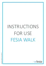 Fesia F0X6-XM Instructions For Use Manual предпросмотр