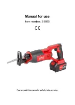 Preview for 1 page of FESTA Power X Tools 28055 Manual For Use