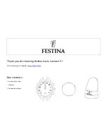 Предварительный просмотр 2 страницы Festina 915.03 Instructions Manual