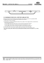 Preview for 5 page of Festina IFMOS00 Instruction Manual