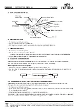 Preview for 3 page of Festina IFMOS20 Instruction Manual