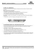 Preview for 5 page of Festina IFMOS80 Instruction Manual