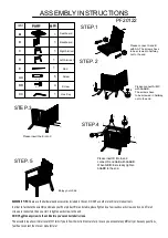 Preview for 2 page of Festival Depot Patio Festival PF20122 Assembly Instructions