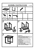 Preview for 20 page of Festival Depot PF20128 Assembly Instructions Manual