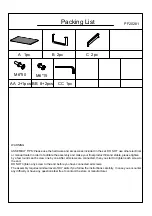 Preview for 24 page of Festival Depot PF20128 Assembly Instructions Manual