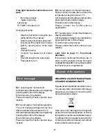 Preview for 11 page of Festivo 50 VL Instructions For Installation And Use Manual