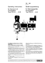 Festo Pneumatic FRC-E-**-S-B Series Operating Instructions Manual preview