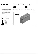 Предварительный просмотр 1 страницы Festo 152 704 Operating Instructions Manual