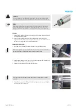 Предварительный просмотр 47 страницы Festo 1548004 Repair Instructions