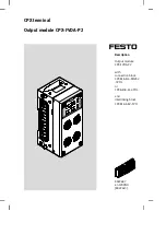 Festo 1971599 Manual предпросмотр