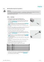 Предварительный просмотр 21 страницы Festo ADVU Series Repair Instructions