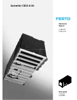 Festo CECX-K-D1 Electronic Manual preview