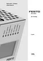 Preview for 1 page of Festo CESA-GW-AS-CO Installation And Operation Manual