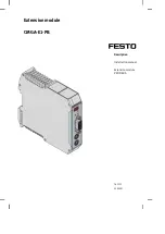 Preview for 1 page of Festo CMGA-E1-PB Translation Of The Original Instructions