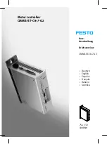 Preview for 1 page of Festo CMMS-ST-C8-7-G2 Manual