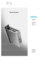 Festo CMMS-ST-*-G2 Series Assembly And Installation Manual предпросмотр