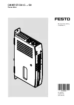 Festo CMMT-ST-C8-1C Series Manual preview