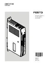 Festo CMMT-ST-SW Original Instructions Manual preview