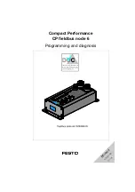 Festo Compact Performance CP-FB6-E Manual preview