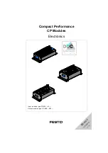 Preview for 1 page of Festo CP-A08 Series Manual