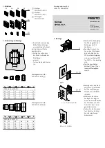 Festo CPV10-VI-P Series Assembly Instructions preview