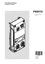 Festo CPX-AP-A-EP-M12 Operating Instructions Manual preview