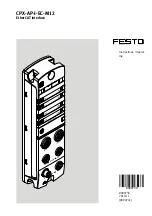 Предварительный просмотр 1 страницы Festo CPX-AP-I-EC-M12 Instructions Manual