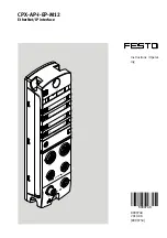 Festo CPX-AP-I-EP-M12 Instructions & Operating предпросмотр