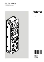 Festo CPX-AP-I-PB-M12 Instructions & Operating предпросмотр