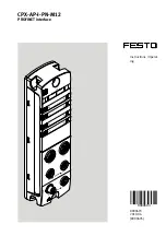 Preview for 1 page of Festo CPX-AP-I-PN-M12 Instructions & Operating