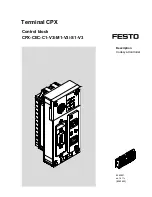 Preview for 1 page of Festo CPX-CEC-C1-V3 Manual