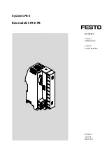 Festo CPX-E Series Description preview