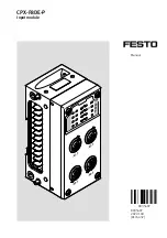 Festo CPX-F8DE-P Manual preview