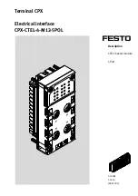 Festo CPX-FB13 Manual preview