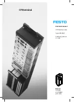 Предварительный просмотр 1 страницы Festo CPX-FB23 Electronic Manual