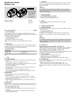 Предварительный просмотр 1 страницы Festo DFPD-x-RS Series Operating Instructions